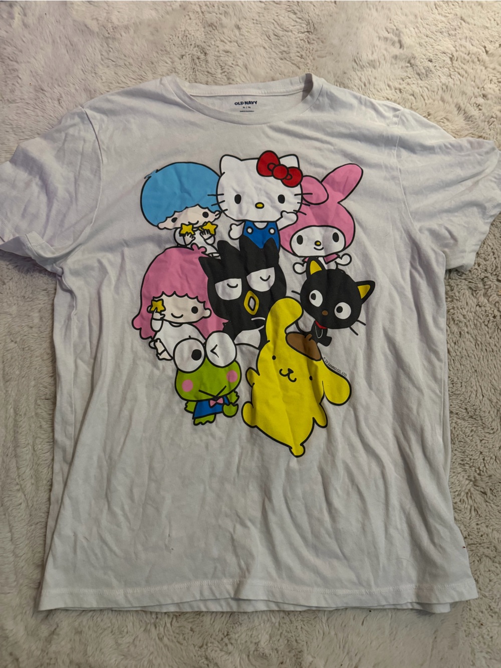 Hello Kitty & Friends White Graphic Tee